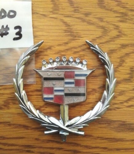 1971-1978 Cadillac Eldorado Fleetwood GC Hood Ornament Emblem Crest ...