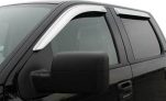 1988-1998 Chevrolet Silverado GMC Sierra C/K Pickup Extended Cab Chrome 4 Piece Window Rain Guards Visors