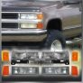 1990-1993 Chevrolet C-K Series Truck Suburban Headlights & Corner Parking Lights Left & Right Set Kit
