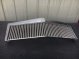 1991-1993 Cadillac Deville Classic Low Profile Style Silver/Gold Hood Grill
