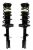 1993-2002 Chevrolet Geo Toyota Rear Suspension Strut Coil Spring Mount Assembly Left & Right Pair