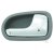 1995-2003 Mazda Protege Front or Rear-Right Chrome & Gray Interior Door Handle