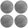 1997-2006 Jeep Cherokee Wrangler Metallic Silver Wheel Hub Center Cap