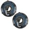 1997-2014 Chevrolet Buick Pontiac Saturn Cadillac Oldsmobile Front Wheel Hubs & Bearings Pair Set with ABS