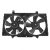 1998-2001 Nissan Altima Radiator Dual Cooling Fan Assembly