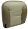 1999-2000 Chevrolet Tahoe Z71 4×4 Driver Side Bottom Leather Seat Cover 2-Tone Tan