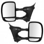 1999-2007 Ford Super Duty Pickup Truck Set of Side Manual Telescopic Tow Mirrors