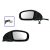 2000-2002 Mercedes Benz CL500 CL55 CL600 S430 Side View Power Heated Folding Signal Mirrors Pair
