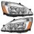 2003-2007 Honda Accord Front Amber Chrome Clear Headlights Assembly Pair