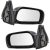 2003-2008 Toyota Matrix Manual Remote Side View Mirrors Pair