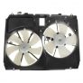 2004-2006 Lexus RX330 Radiator Dual Cooling Fan Assembly without Controller