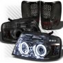 2004-2008 Ford F-150 Lobo Smoked CCFL Projector Headlights & Philips-LED Tail Lights