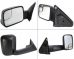 2004-2014 Ford F-150 Power Heated Signal Memory Mirrors with Chrome & Black Caps Pair
