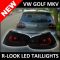 2005-2010 Volkswagen MK5 Golf GTI R32 Rabbit MK6 R-Look Led Taillights-Crystal Smoke/Black