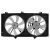 2005-2012 Lexus ES350 Toyota Avalon Camry Venza Radiator Dual Cooling Fan Assembly