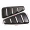 2005-2014 Ford Mustang 2Pieces 1/4 Quarter Side Window Louvers Scoop Cover Vent