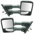 2007-2014 Ford F150 Truck Power Heated Smoked Lens Towing Mirror Pair