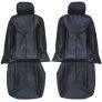 2007-2016 Jeep Wrangler JK Custom Real Leather Front & Rear Seat Covers