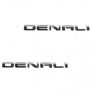 2007-2017 GMC Pickup SUV Denali Door Nameplate Emblem Chrome Kit Pair Set