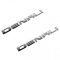 2007-2017 GMC Pickup SUV Denali Door Nameplate Emblem Chrome Kit Pair Set