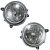 2007-2017 Jeep Compass Patriot Front Headlight Assembly Pair