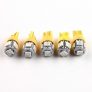 2008-2010 5 Pieces T10 LED Interior Bulb Light Parking Amber / Yellow Lamp