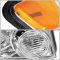 2008-2012 Ford Escape Chrome Housing Amber Lens Corner Signal Headlight