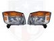 2008-2015 Nissan Armada Front Headlight Assembly Pair