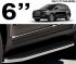 2013-2017 Ford Escape 6″ Aluminum Stainless Black/Chrome Trim Side Step Running Boards Vp