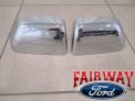 HC3Z-17D742-CA HC3Z-17D743-CA | 2017 Ford F250 F350 F450 F550 Super Duty Chrome Mirror Cover Cap Set