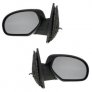 25775874; 25775875 | 2007-2014 Chevrolet GMC Side View Mirrors Power Heated Folding Black Left & Right Pair