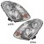 26060AC025 26010AC025 | 2003-2004 Infiniti G35 Set of Halogen Headlights