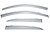 3-847LX016 | 2011-2017 Lexus CT200H Sleek HD Side Window Visor Smoke Chrome Trim