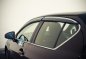 3-847LX016 | 2011-2017 Lexus CT200H Sleek HD Side Window Visor Smoke Chrome Trim