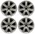 560-74190 | 2007-2009 Lexus ES350 17″ Alloy Chrome Wheel Rims Set of 4
