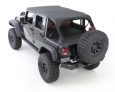 761335 | 2007-2017 Jeep Wrangler 4 Door Black Diamond Tonneau/Cargo Cover