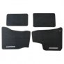 82209998AC | 2006-2010 Dodge Charger Front & Rear Black Floor Mats with Logo