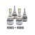 CREE LED 9005+9006 Combo 200W 20000LM Headlight Kit High & Low Beam Light Bulbs