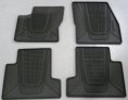 DJ5Z-7813086-AB | 2013-2018 Ford Escape Black Rubber All Weather Floor Mat Set