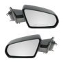 2006-2010 Dodge Charger Power Heated Non-Folding Textured Black Mirrors Pair